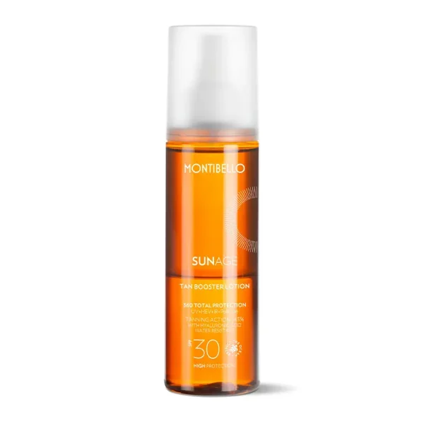 Tan booster lotion spf 30